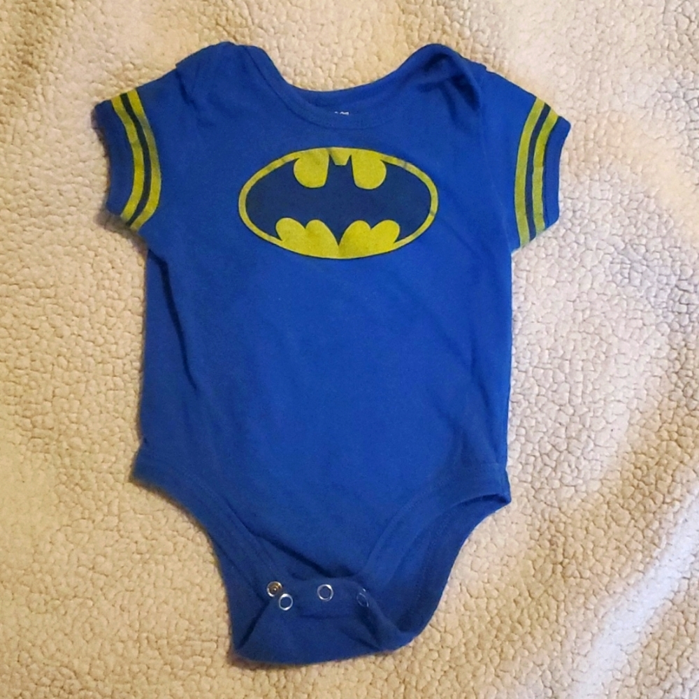 Blue Batman onesie